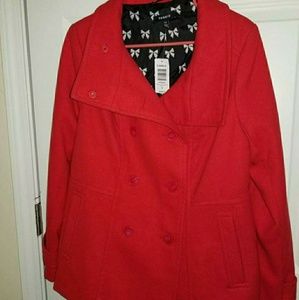 Torrid double breasted peacoat